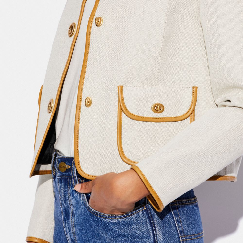 Canvas Jacket With Bonnie Binding