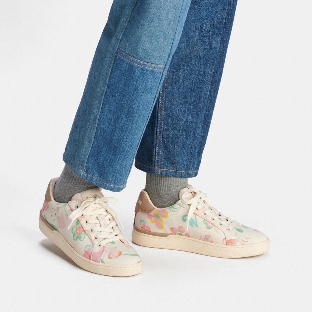 COACH® | Clip Low Top Sneaker With Floral