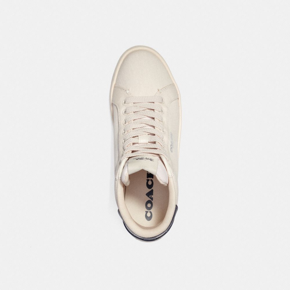 COACH®,Clip High Top Sneaker,,Inside View,Top View