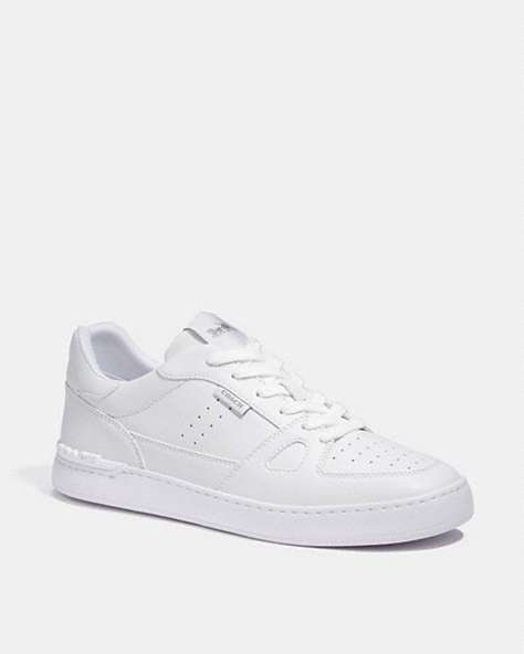 COACH®,CLIP COURT SNEAKER,Optic White,Front View