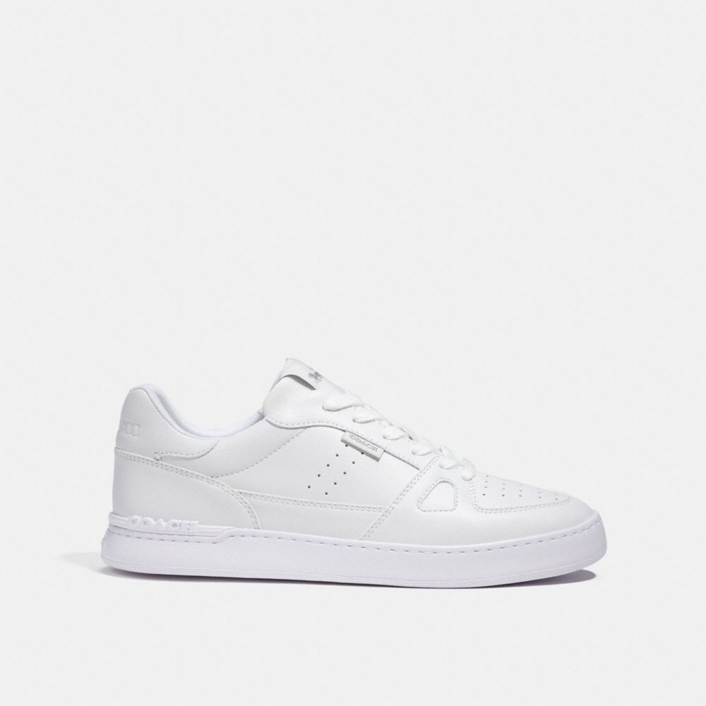 COACH®,CLIP COURT SNEAKER,Optic White,Angle View