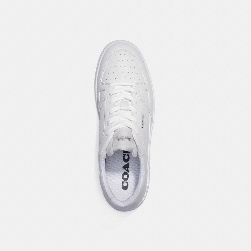 COACH®,CLIP COURT SNEAKER,Optic White,Inside View,Top View