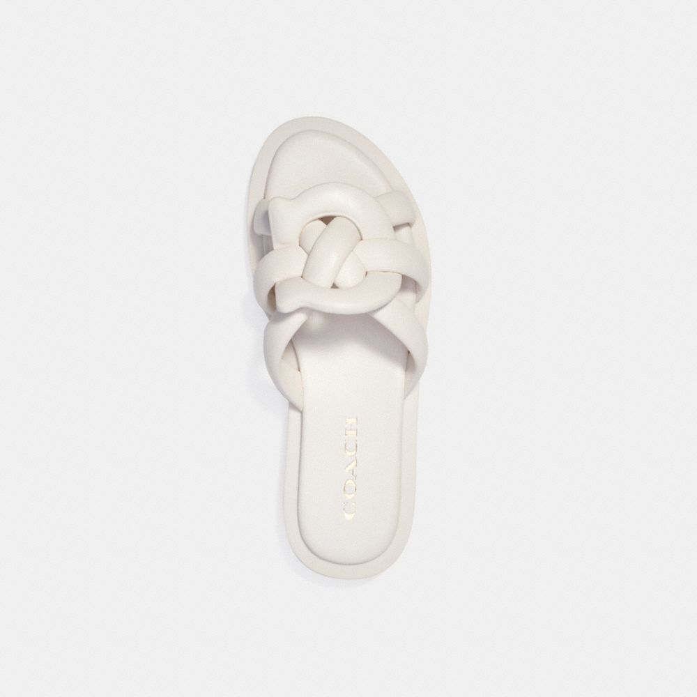 COACH®,Georgie Sandal,,Inside View,Top View