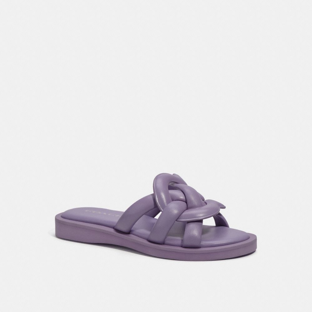 Coach store slide sandals