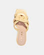COACH®,KELLIE SANDAL,Leather,Vanilla,Inside View,Top View