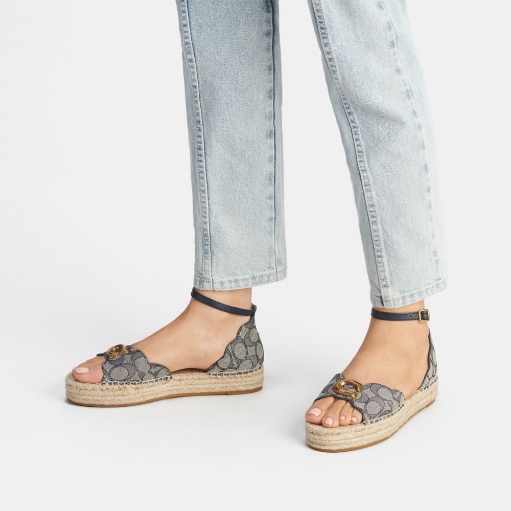 Coach devon espadrille online sandal