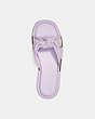 COACH®,BROOKLYN SANDAL,Leather,Violet,Inside View,Top View