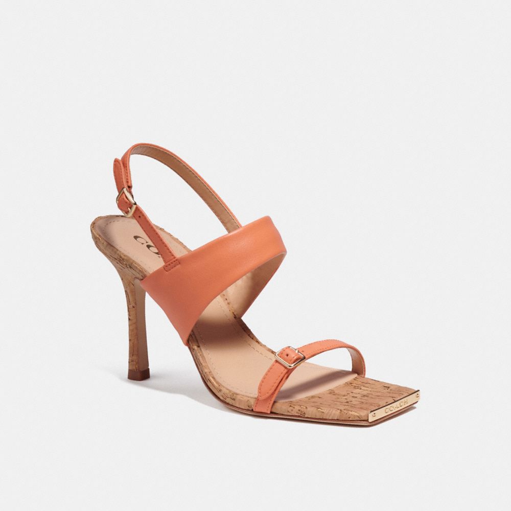 COACH®,Kit Sandal,,Front View