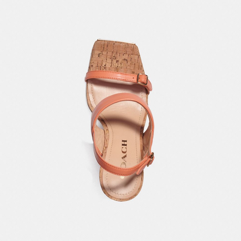 COACH®,Kit Sandal,,Inside View,Top View