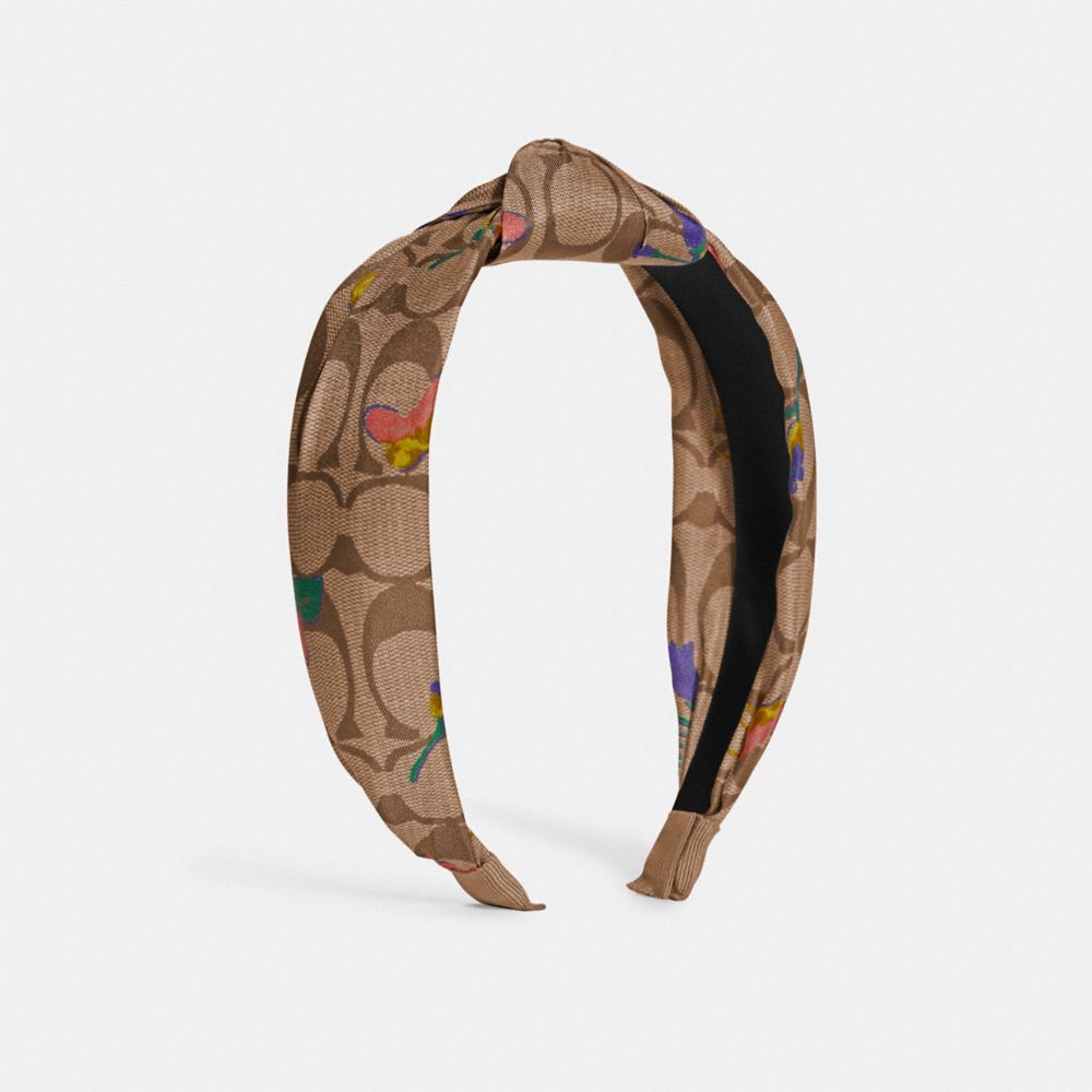 Dreamy Veggie Print Silk Headband