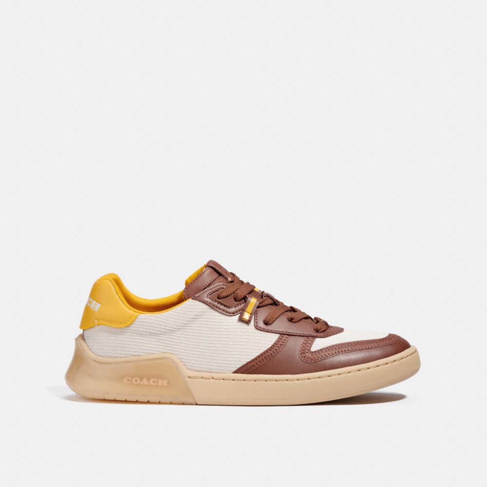 COACH®,CITYSOLE COURT SNEAKER,Saddle,Angle View