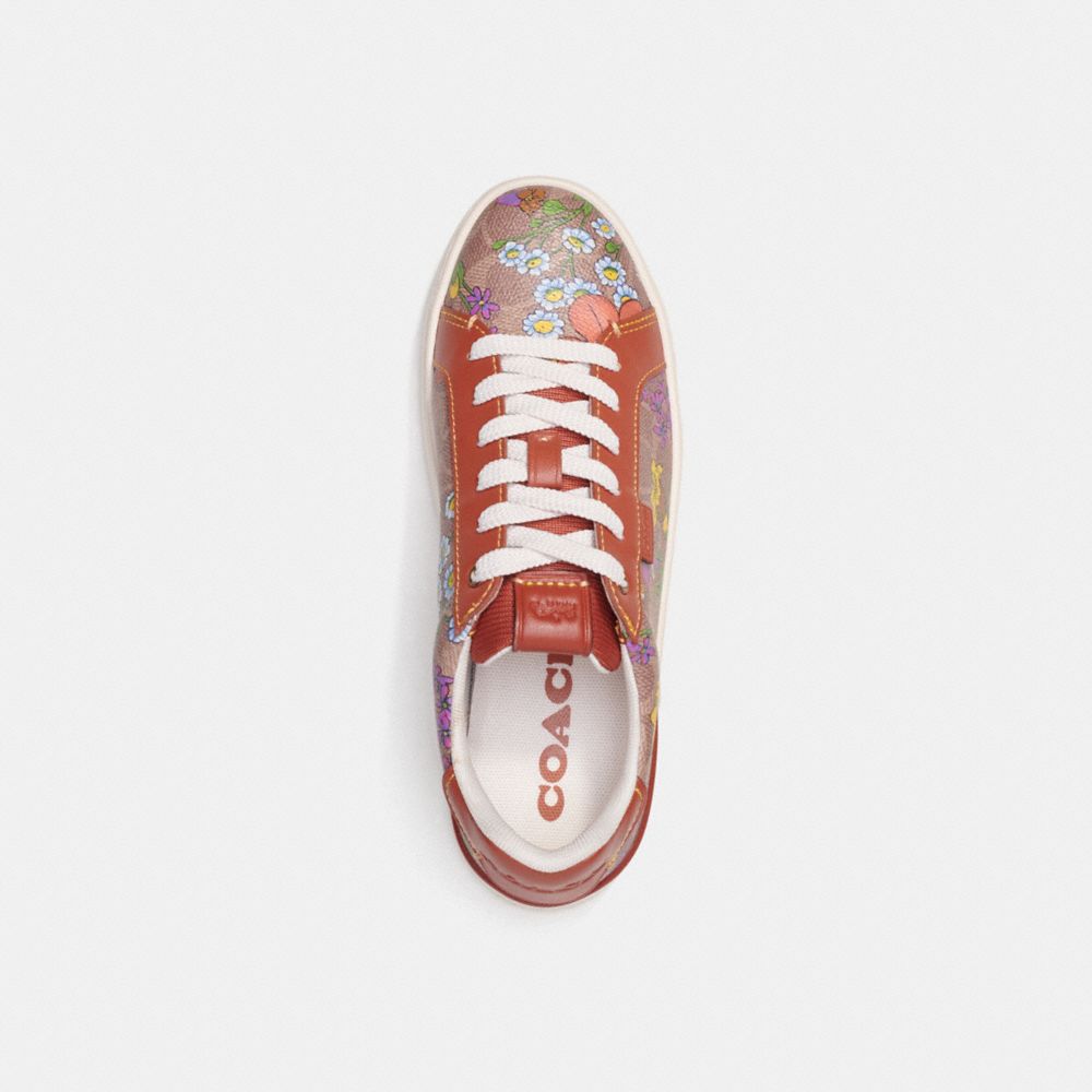 COACH®,Lowline Low Top Sneaker,,Inside View,Top View