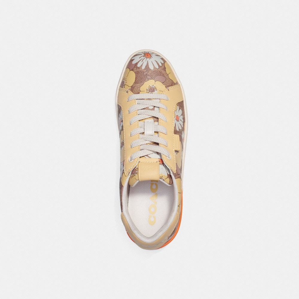 COACH®,Lowline Low Top Sneaker,,Inside View,Top View