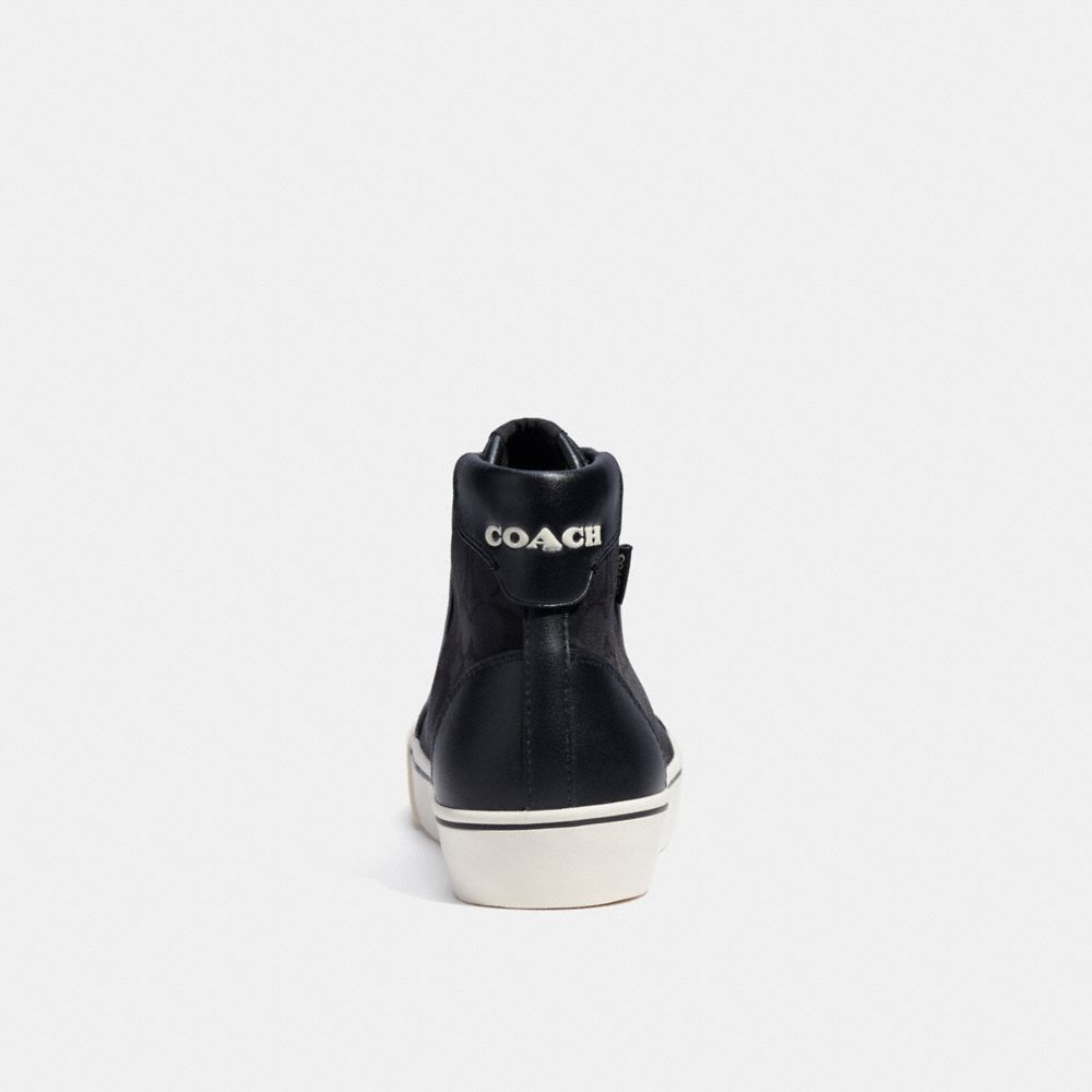 Citysole High Top Platform Sneaker In Recycled Signature Jacquard