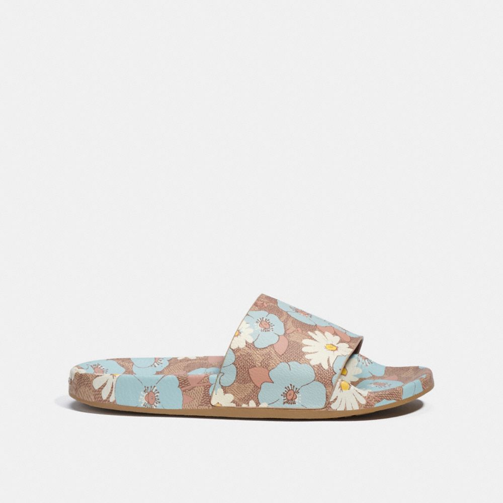 COACH Udele Sport Slide With Floral Print