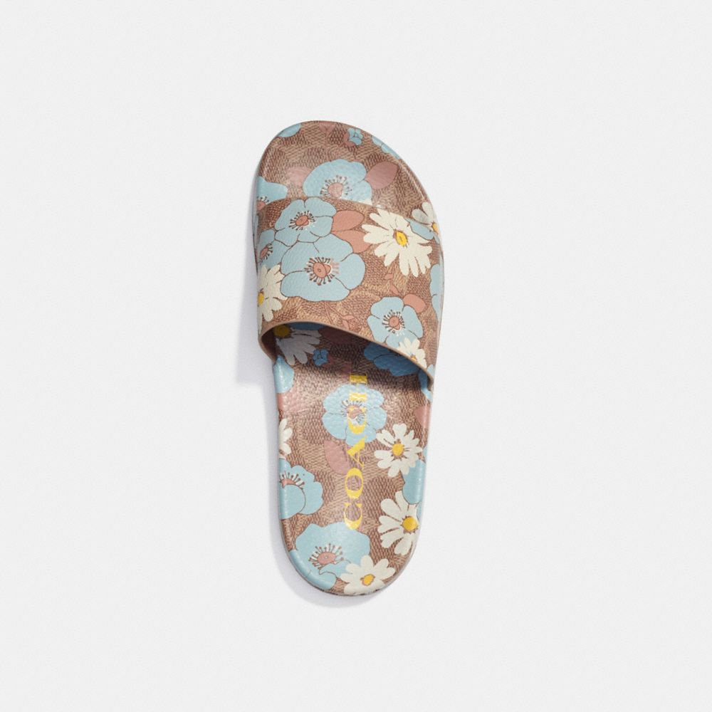 COACH Udele Sport Slide With Floral Print