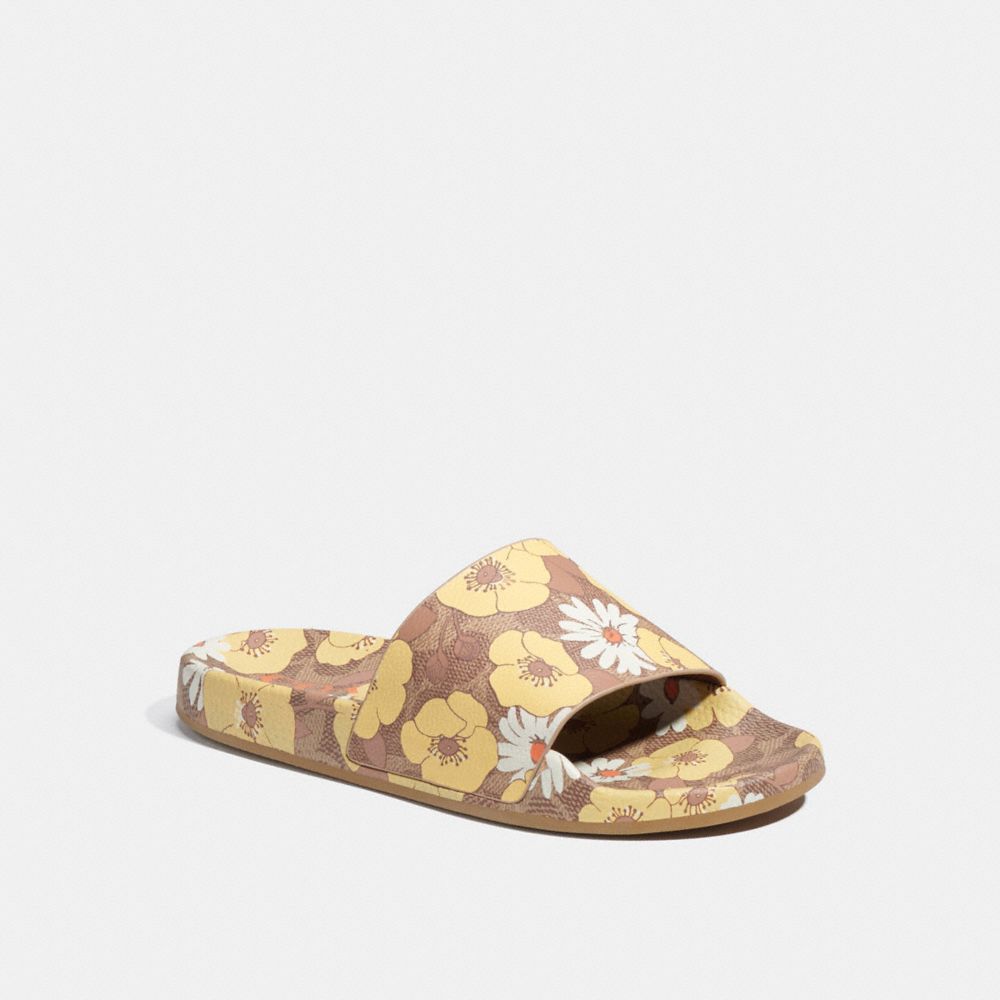 COACH Udele Sport Slide With Floral Print