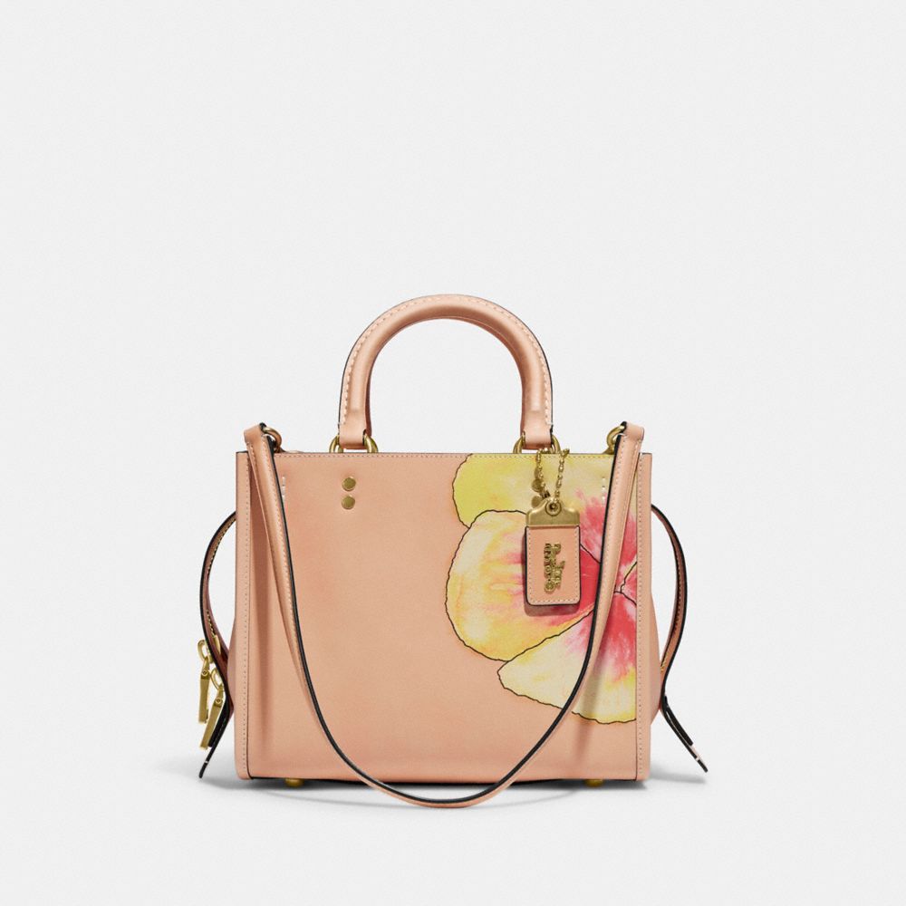 Coach X Kōki, Rogue Bag 25 In Original Natural Leather With Pansy