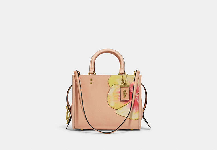 Coach X Kōki, Rogue Bag 25 In Original Natural Leather With Pansy