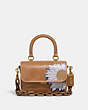 Coach X Kōki, Rogue Top Handle Bag In Original Natural Leather With Daisy