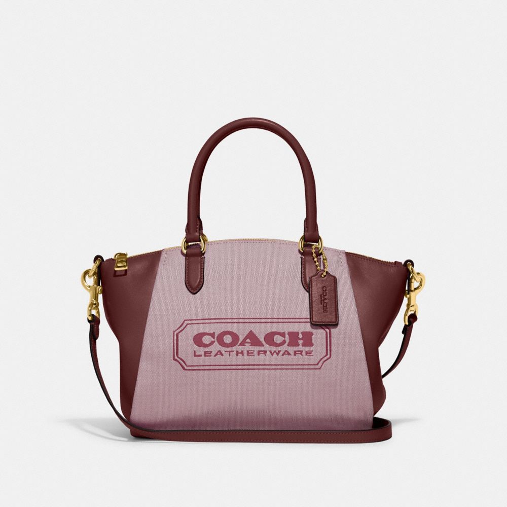 Elise Satchel With Coach Badge