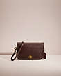 COACH®,VINTAGE POCKET PURSE,Glovetanned Leather,Small,Brass/Brown,Front View