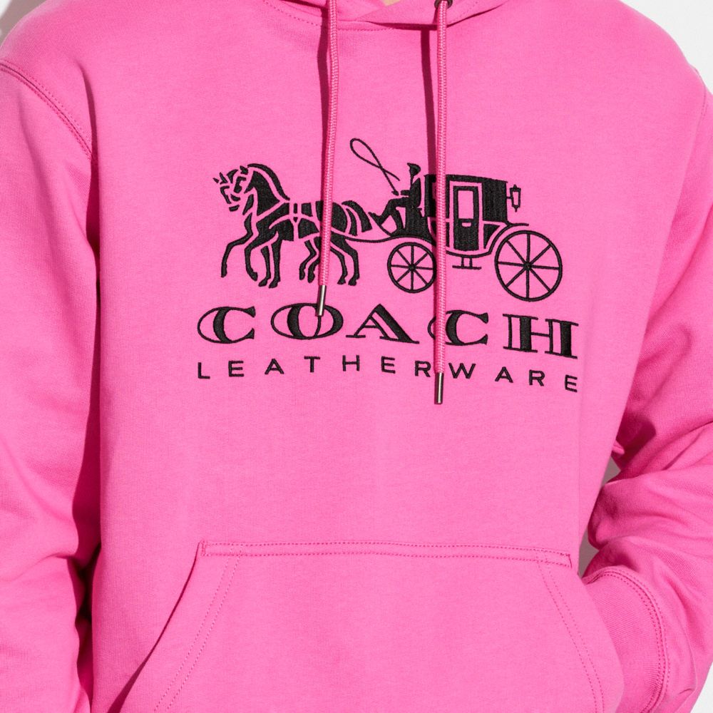 COACH®  Horse And Carriage Crewneck Sweatshirt In Organic Cotton