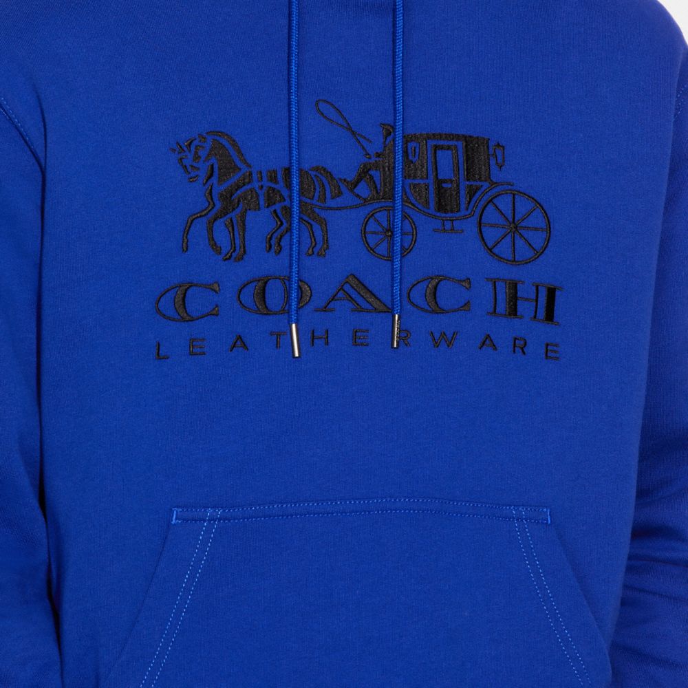 COACH®  Horse And Carriage Crewneck Sweatshirt In Organic Cotton