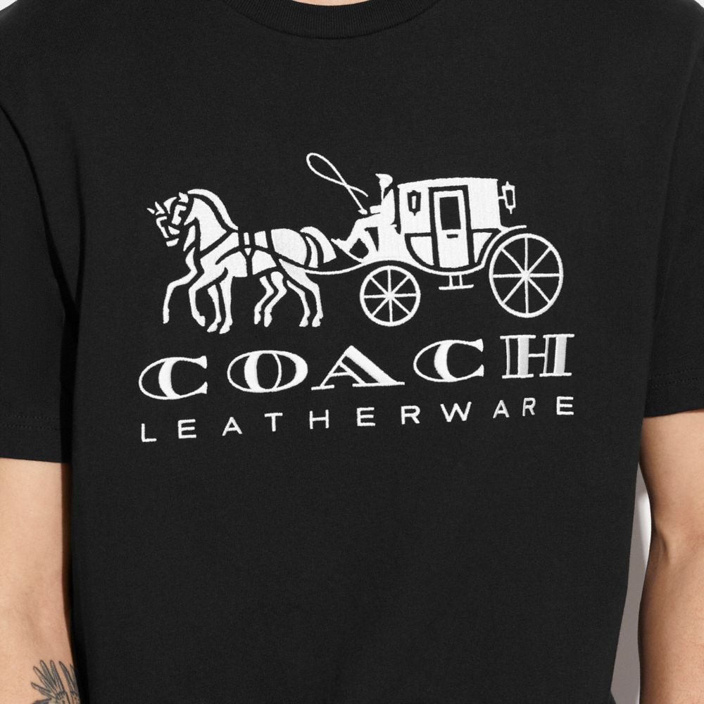 ★Coach★ Horse and Carriage T-Shirt CBD21 HGR COACH® | Horse And Carriage T Shirt