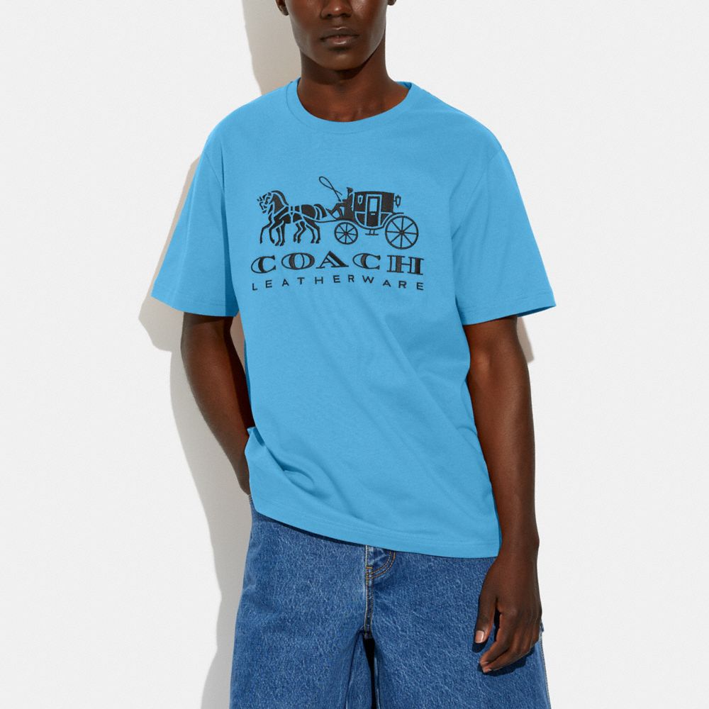 COACH® | Horse And Carriage T Shirt In Organic Cotton