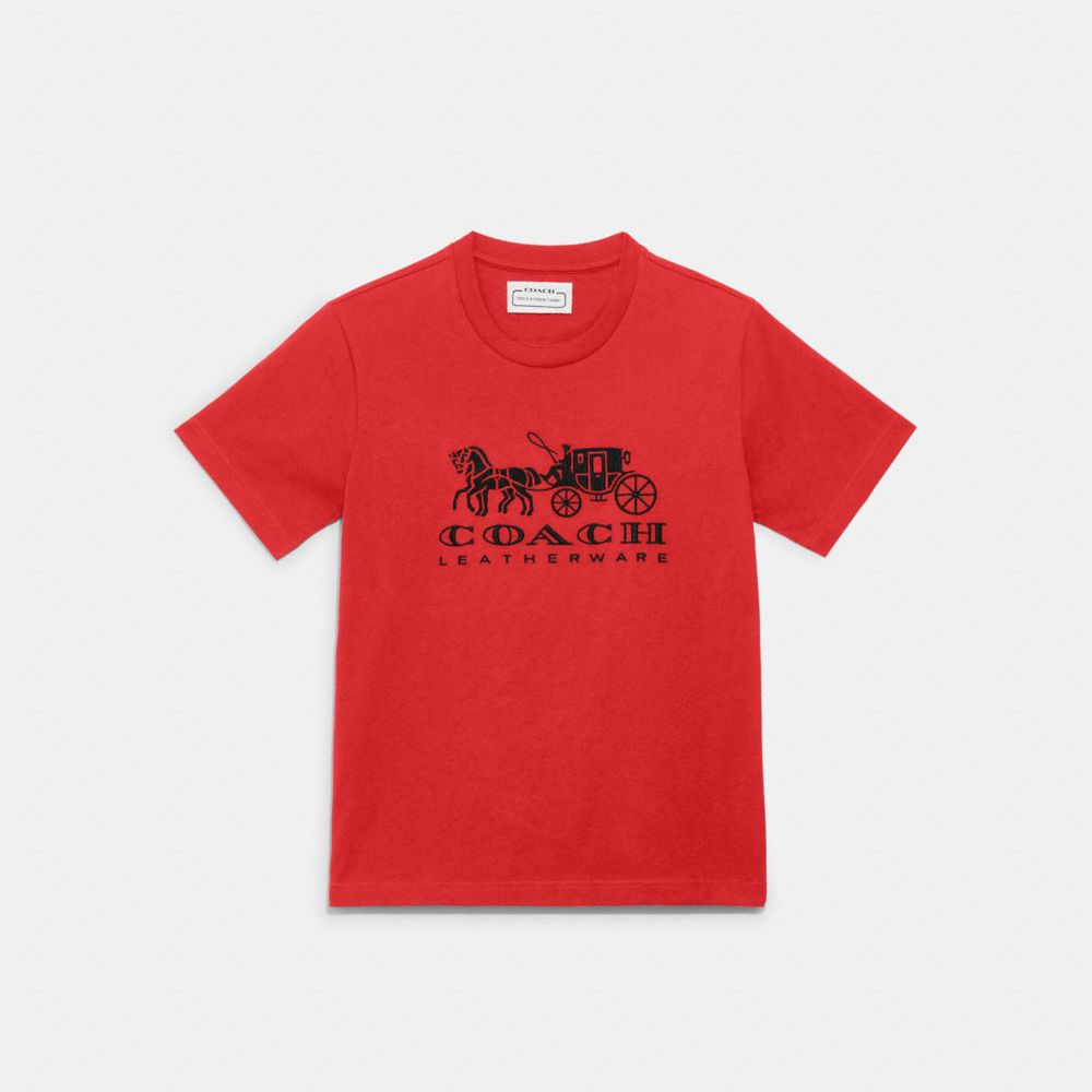 COACH®  Horse And Carriage T Shirt In Organic Cotton