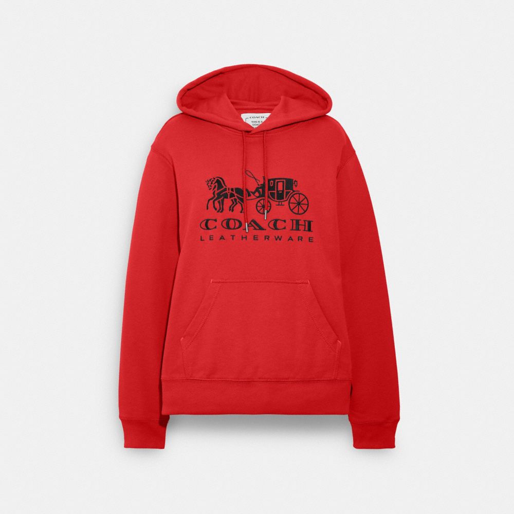 COACH Horse And Carriage Hoodie In Organic Cotton