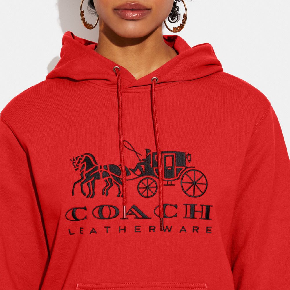 COACH® | Horse And Carriage Hoodie In Organic Cotton