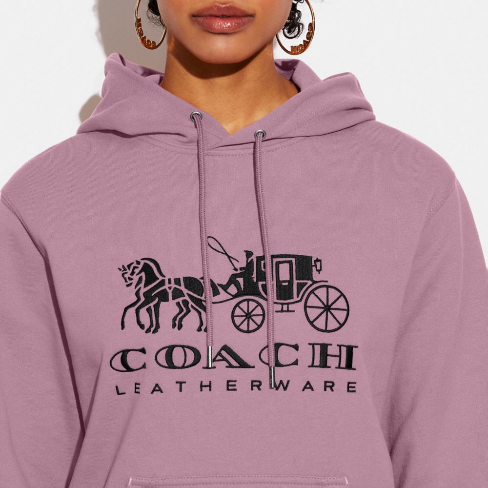 COACH®  Horse And Carriage Hoodie In Organic Cotton