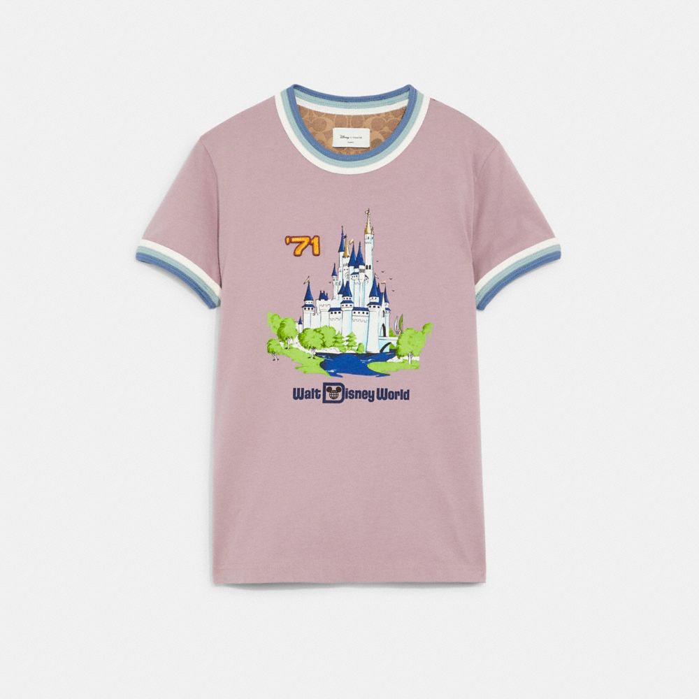 COACH COACH Disney X Coach Triple Rib T Shirt In Organic Cotton