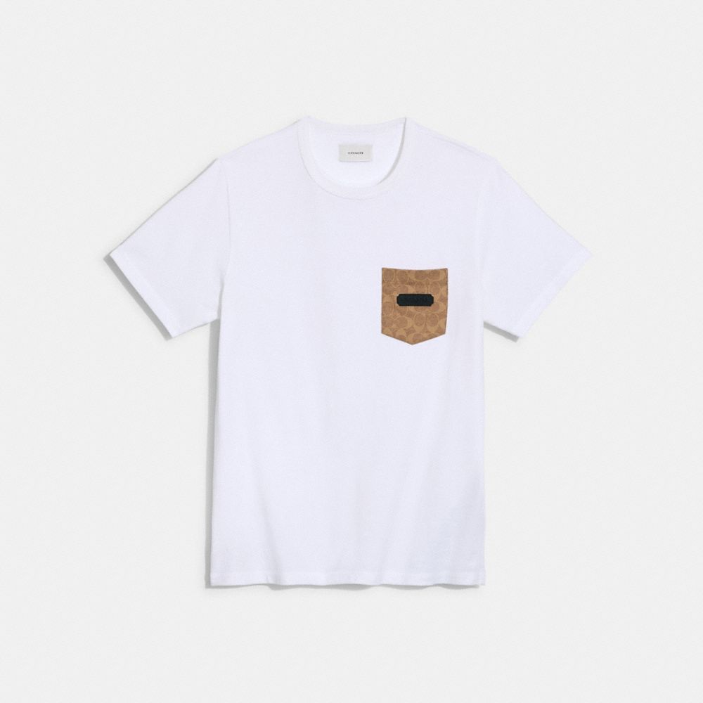 COACH® | Essential Pocket T Shirt In Organic Cotton