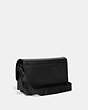 COACH®,LEAGUE MESSENGER BAG,Leather,Medium,Black,Angle View