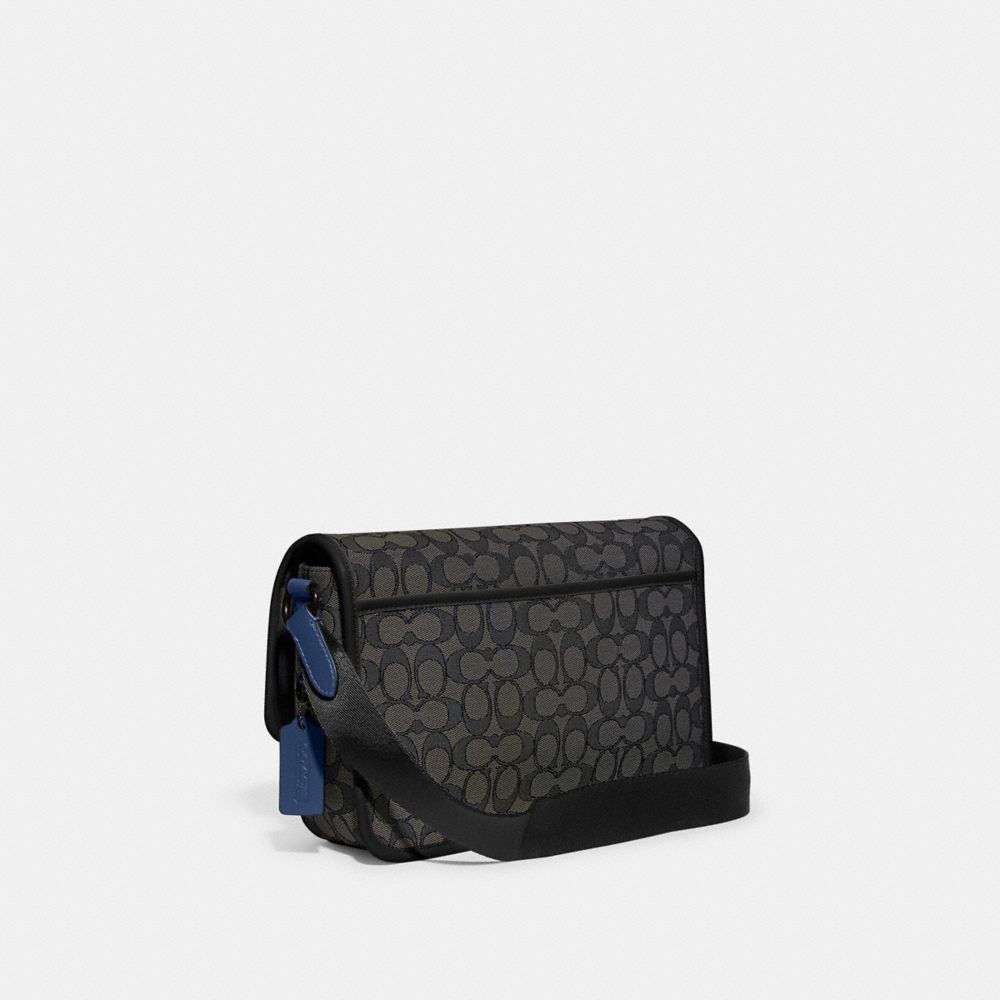 League Messenger Bag In Signature Jacquard