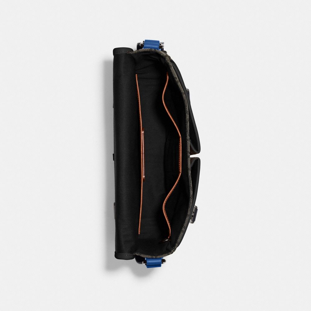 League Messenger Bag In Signature Jacquard