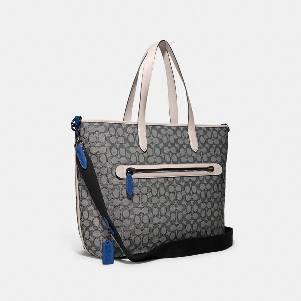 Coach taylor tote in signature clearance jacquard