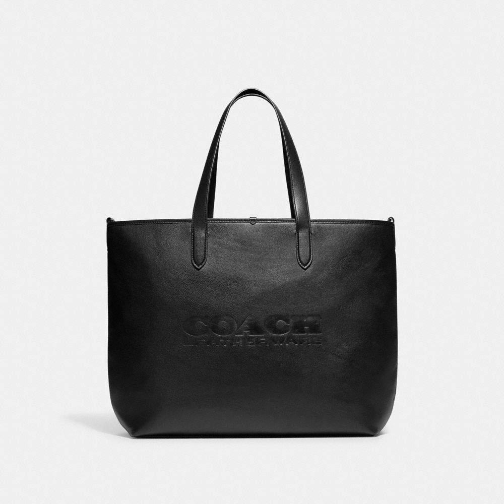 COACH®,LEAGUE TOTE,X-Large,Black,Front View image number 0
