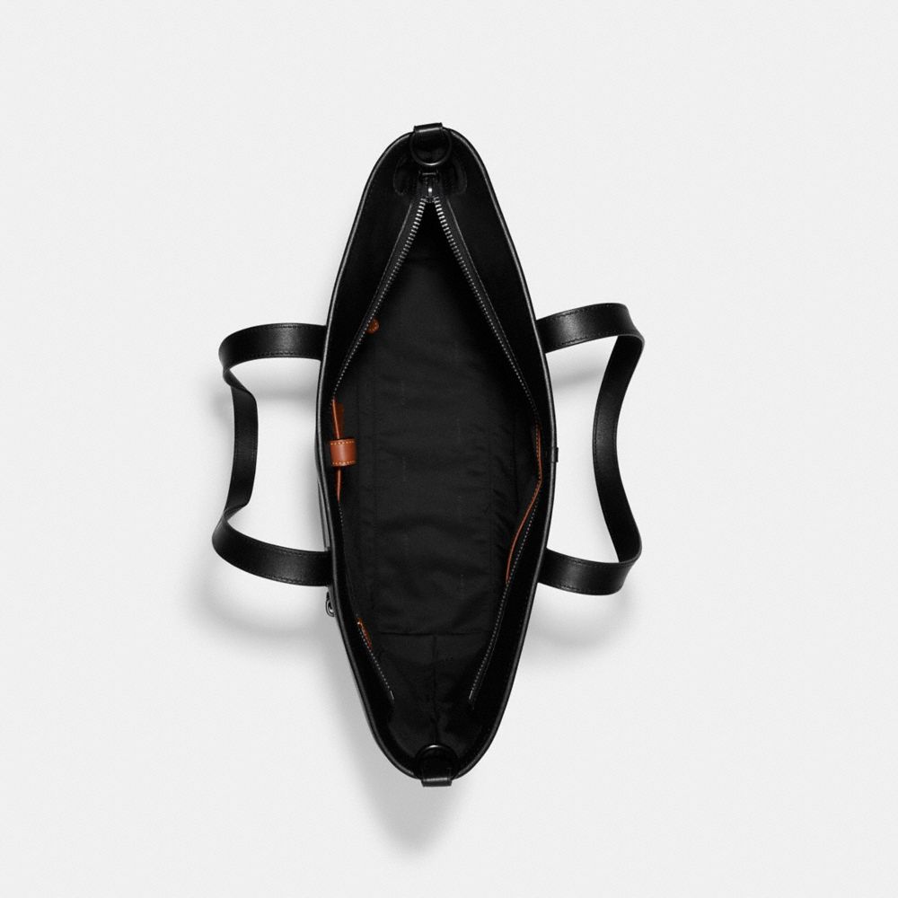 COACH®,CABAS LEAGUE,Noir,Inside View,Top View