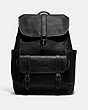 COACH®,CARRIAGE BACKPACK,Leather,X-Large,Black,Front View