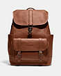 COACH®,CARRIAGE BACKPACK,Leather,X-Large,Saddle,Front View