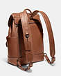 COACH®,CARRIAGE BACKPACK,Leather,X-Large,Saddle,Angle View