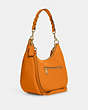 COACH®,JULES HOBO,Pebbled Leather,Large,Im/Light Orange,Angle View
