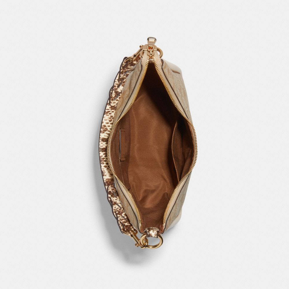 COACH®,Jules Hobo In Signature Canvas,,Inside View,Top View