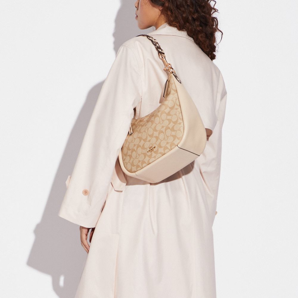 COACH®,Jules Hobo In Signature Canvas,,Detail View