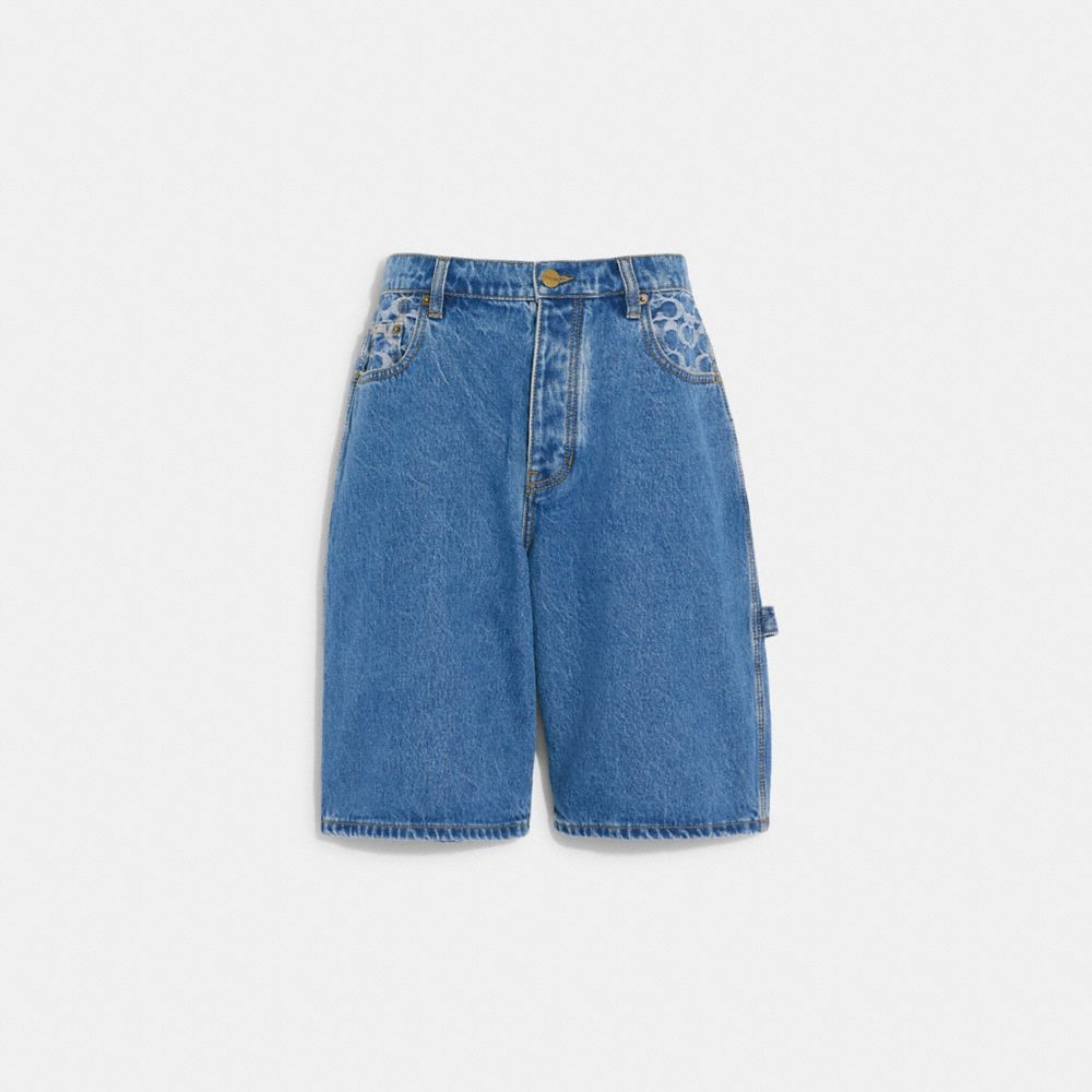 Signature best sale jean shorts