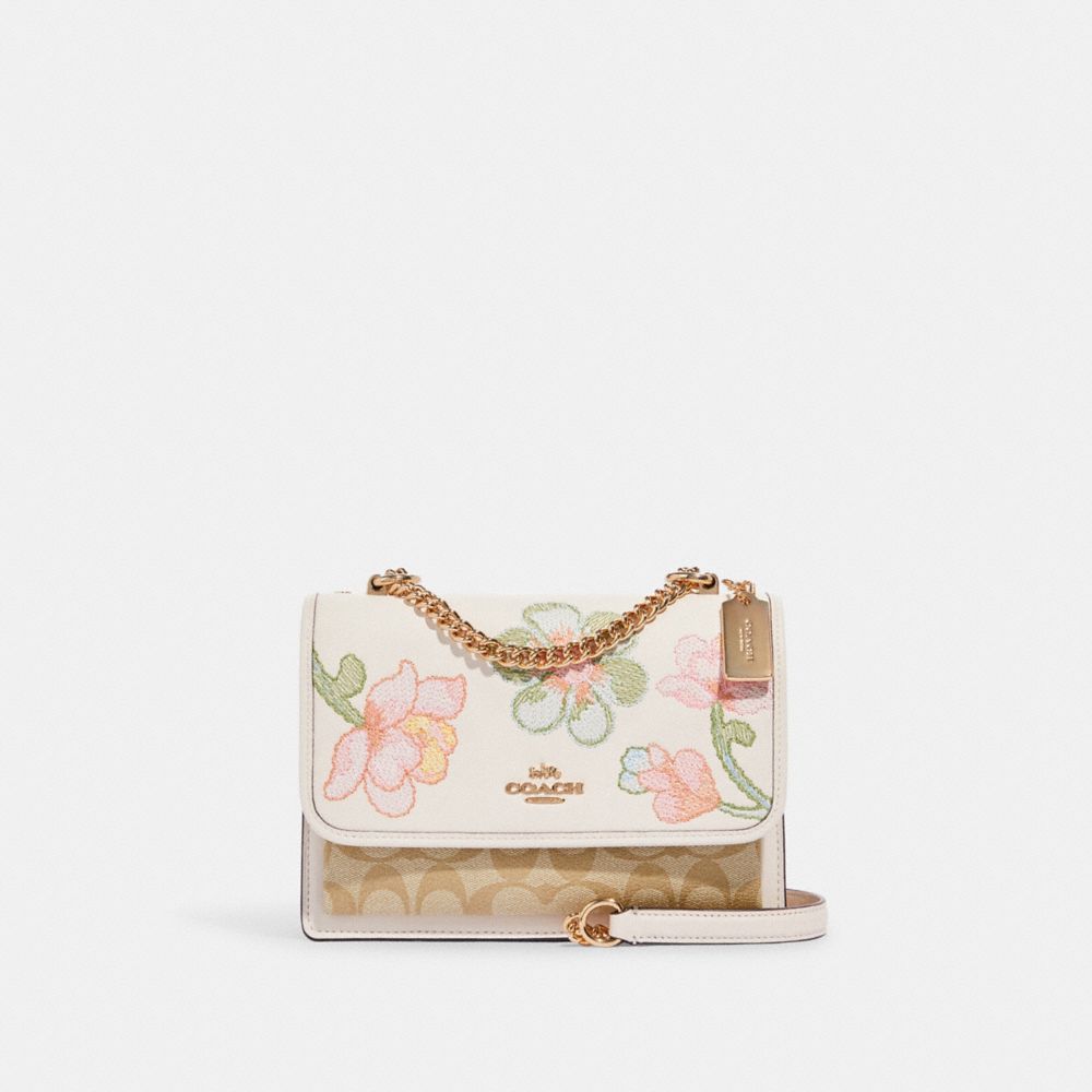 Floral Embroidery Crossbody Bag